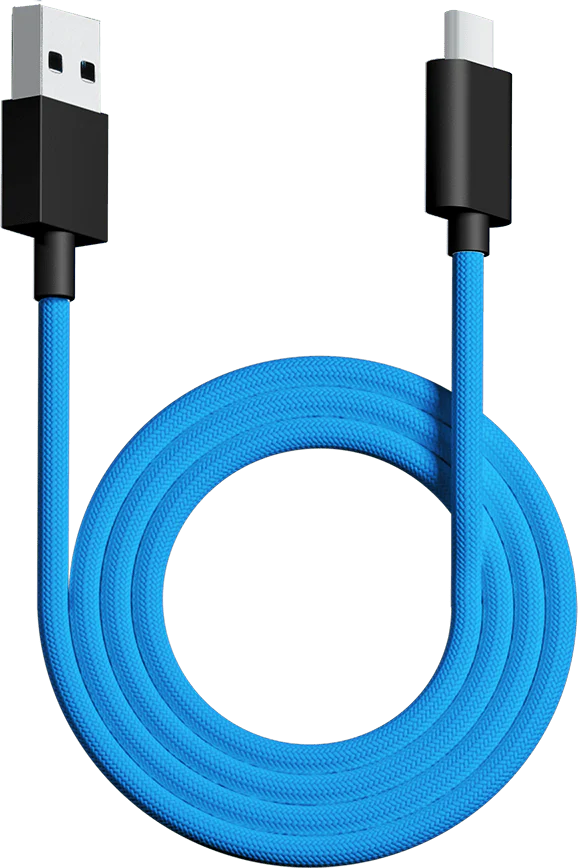 USB C Paracord Cable Charging Flexible Wired Cord usb a to c - Image 11