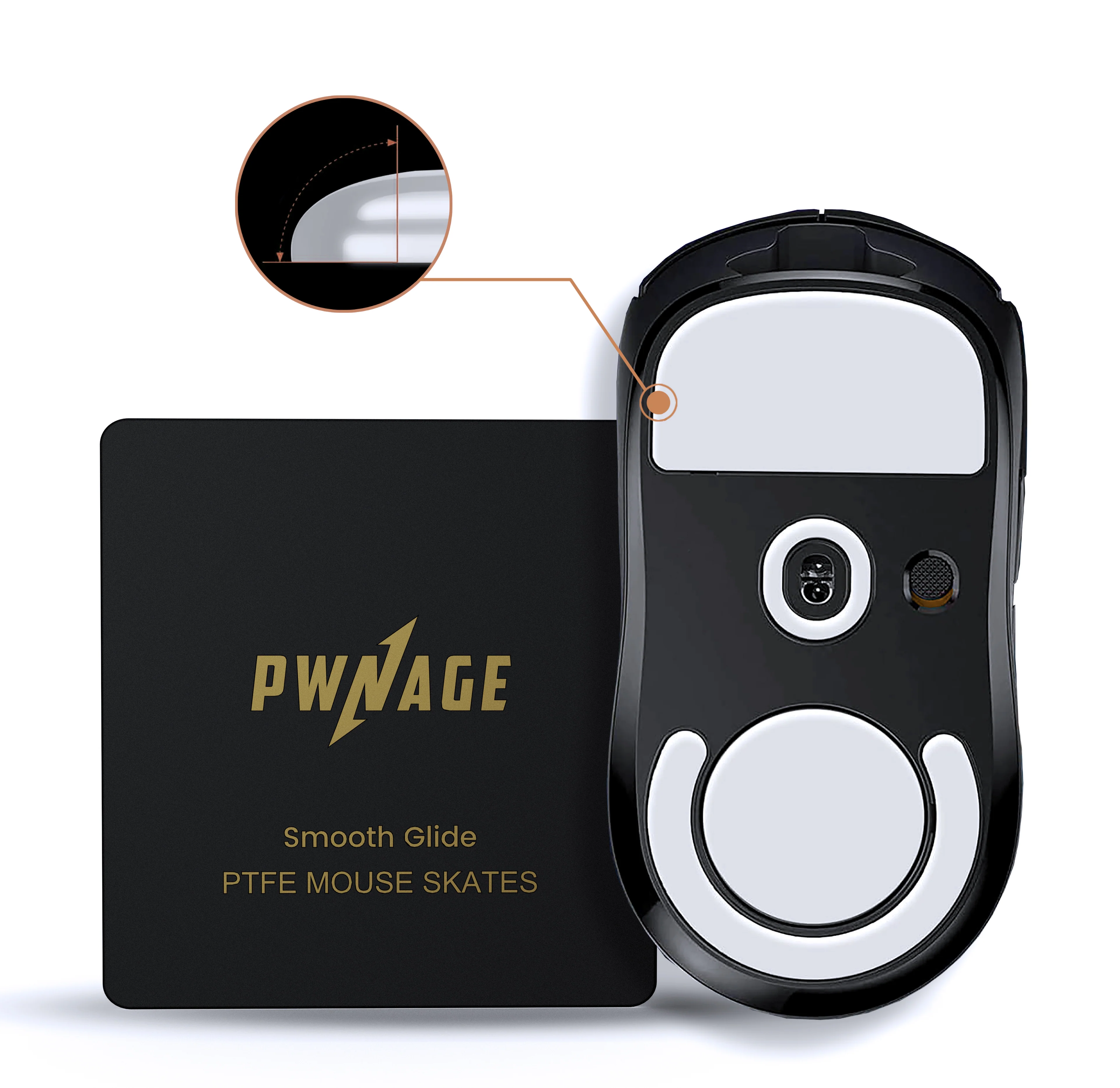 SmoothGlide PTFE Skates for Logitech G Pro Superlight X GPX - Image 2