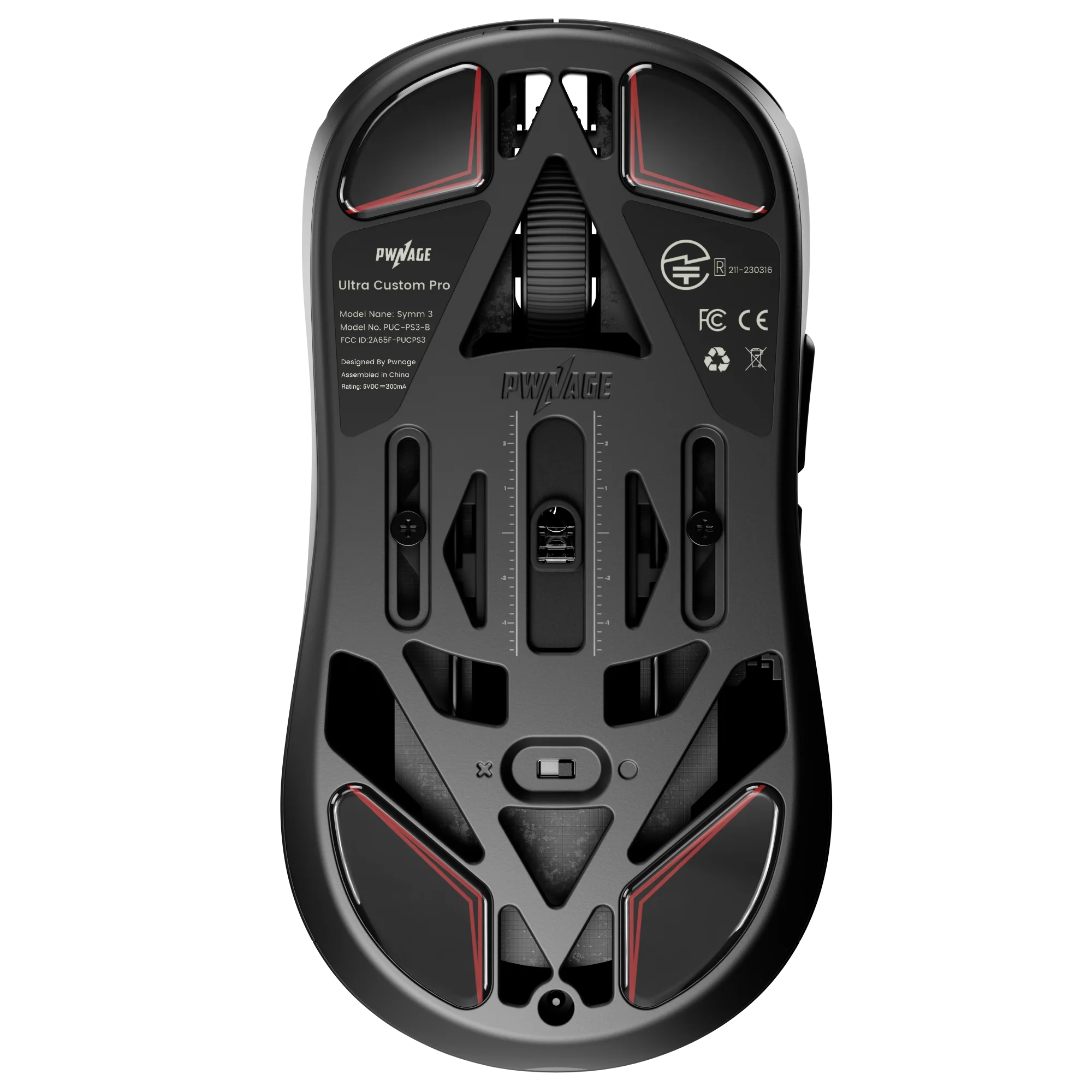 Ultra Custom Symm 3 Glass Feet