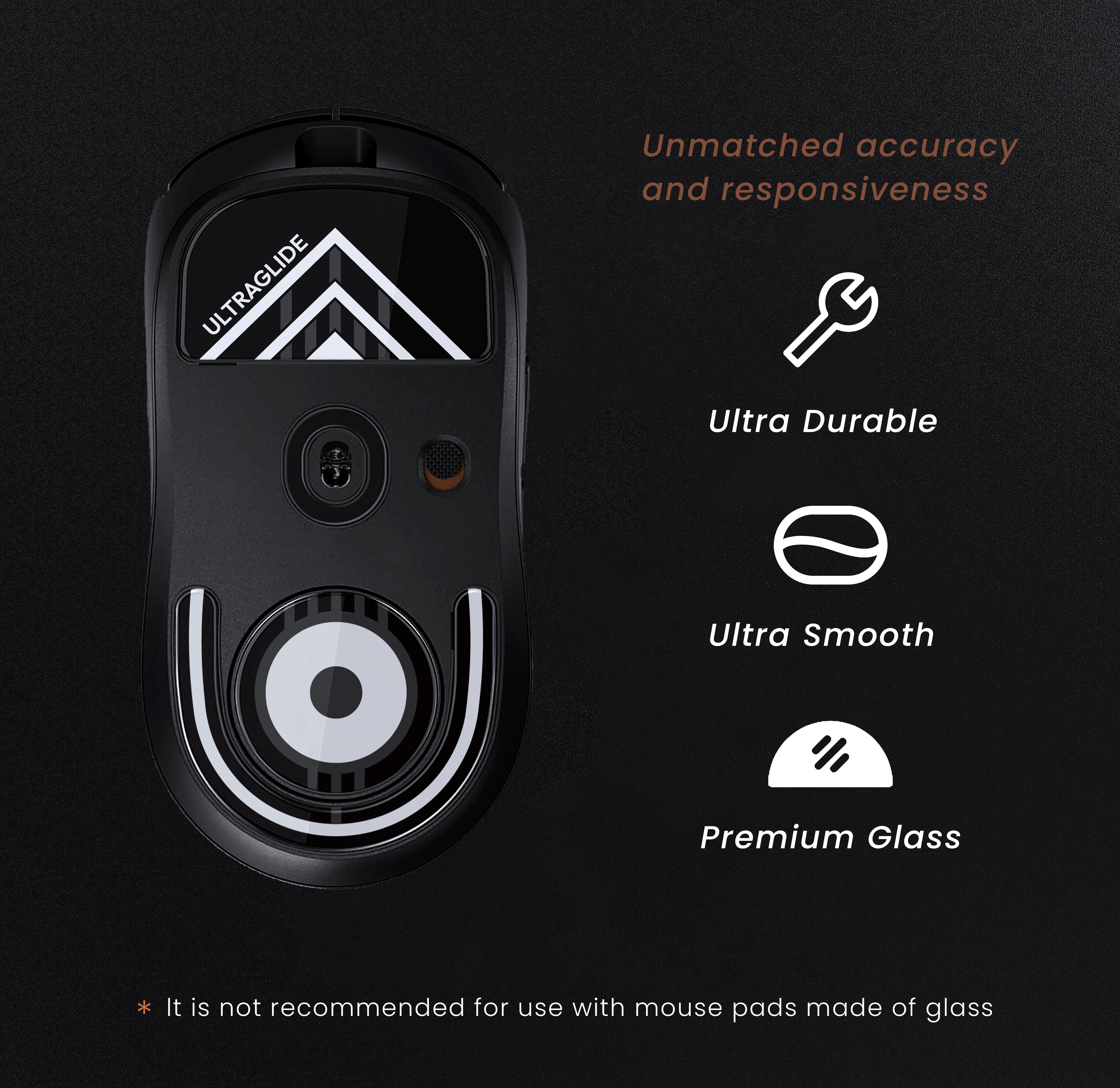 Ultraglide Glass Skates for Logitech G Pro X 2 Superlight 2 GPX2 - Image 3